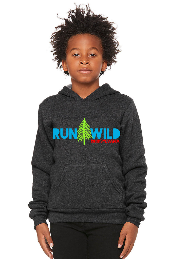 Youth Rocksylvania Run Wild hoodie - charcoal heather – ReVibe