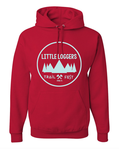 Little Loggers red hoodie