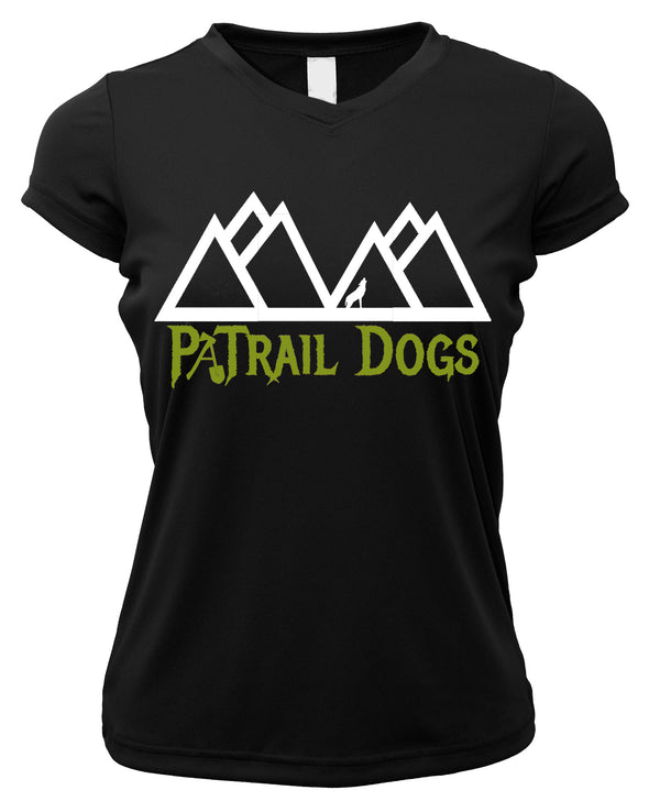PA Trail Dogs tech shirt - women's black