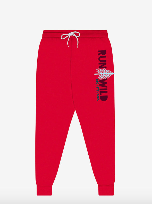 Rocksylvania wild tree joggers - red