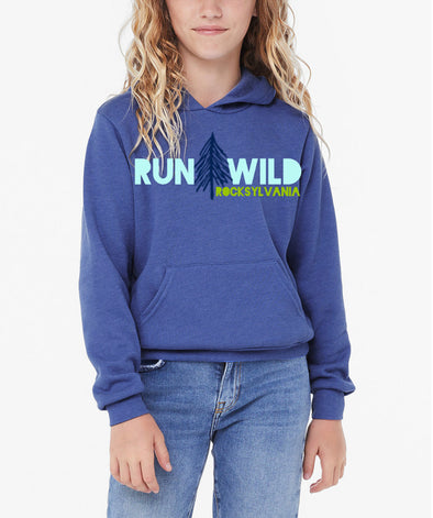 Youth Rocksylvania Run Wild hoodie - heather blue