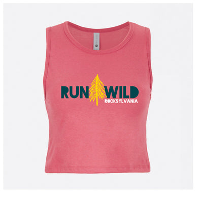 Rocksylvania crop tank - women's