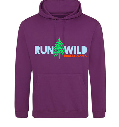 Rocksylvania wild tree hoodie - magenta