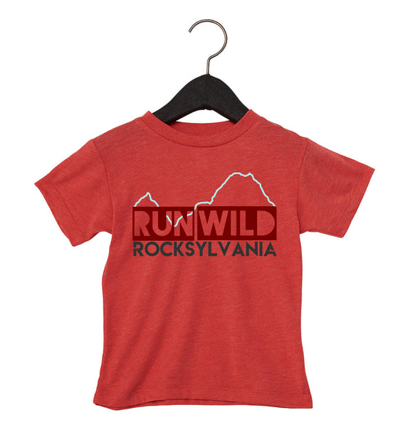 Rocksylvania toddler shirt - heather red