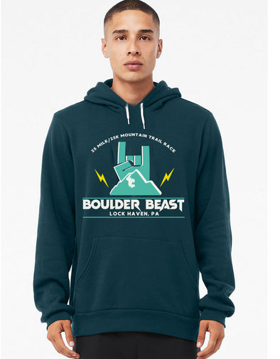 Boulder Beast Rocksylvania trail race hoodie