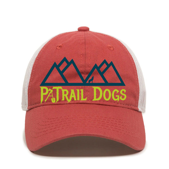 PA Trail Dogs Trucker Hat - vintage red