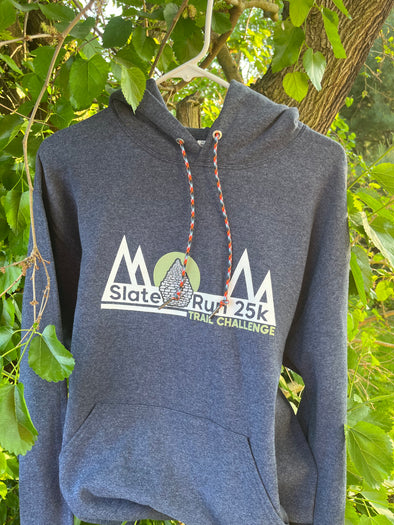 Slate Run Trail Challenge hoodie - heathered navy