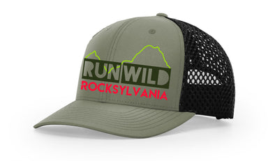 Rocksylvania Tech Trucker - Olive & black