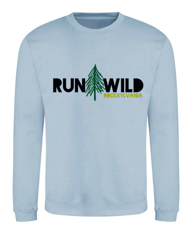 Rocksylvania wild tree crewneck sweatshirt - sky