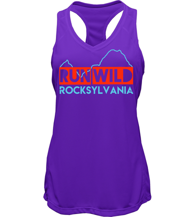 Rocksylvania tech tank - women's purple