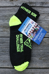Hyner Challenge 50k Trail Socks - charcoal/yellow