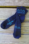 Slate Run Trail Socks - navy