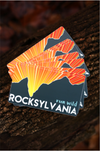 Rocksylvania sunset sticker
