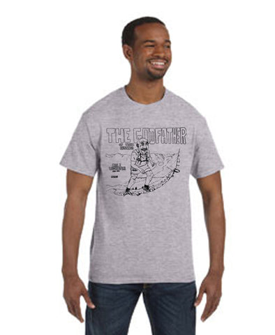 Godfather of Trail Running cotton tee - heather grey