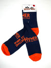 Hyner Challenge 25k Trail Socks - navy/orange