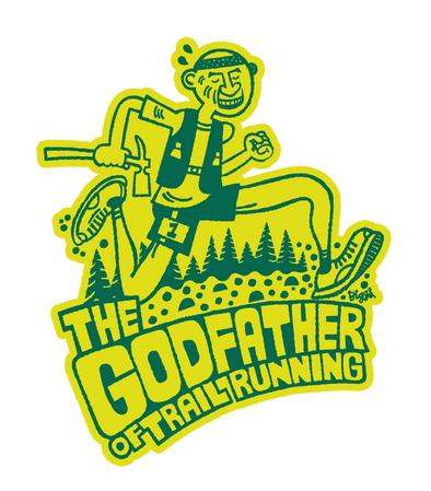 Godfather camp green sticker
