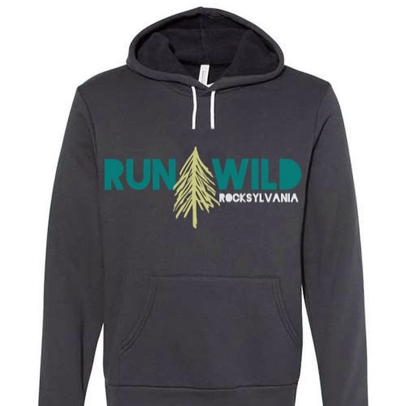Rocksylvania wild tree hoodie - cinder grey