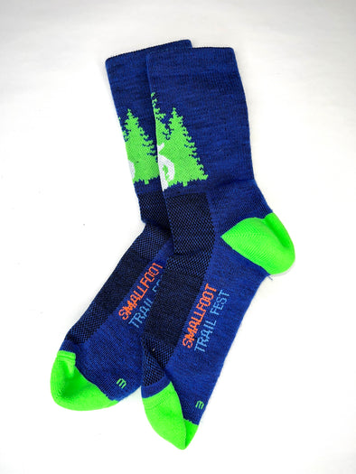 Smallfoot Trail Fest Socks - blue